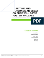 ID1ed72764b-fate Time and Language An Essay On Free Will David Foster Wallace