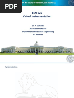 EEN-625 Virtual Instrumentation: Dr. P. Sumathi Associate Professor Department of Electrical Engineering IIT Roorkee