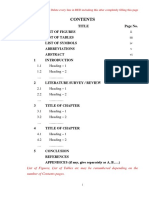 Seminar Contents & Other Lists