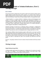 A Practical Guide to Technical Indicators Moving Averages