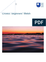Croeso Beginners Welsh Printable