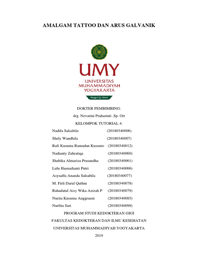 Amalgam Tattoo PDF