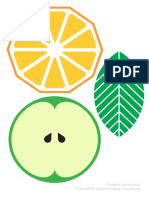 Fruit Garland Orange Apple PDF