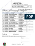 Berita Acara Dan Daftar Hadir Tes PPDB