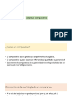 Adjetivos en Grado Comparativo