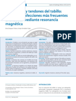 Ligamentos y tendones del tobillo - Anatomía y afecciones más frecuentes analizadas mediante resonancia magnética.pdf