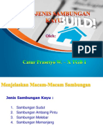 Jenis-Jenis Sambungan Kayu