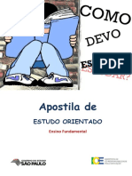 Apostila de ESTUDO ORIENTADO. Ensino Fundamental PDF