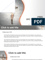 Jesus Christ Religion PowerPoint Templates Widescreen