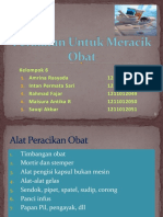 Peralatan Untuk Meracik Obat