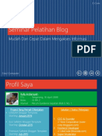 Materi Pelatihan Blog