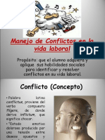 Manejo de Conflicto en La Vida Laboral