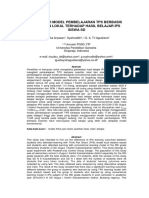 20.pengaruh Model Pembelajaran TPS Berbasis Kearifan Lokal PDF