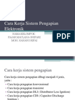 Cara Kerja Sistem Pengapian Elektronik