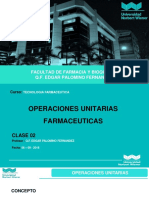 2da Clase Operaciones Unitarias 2018-2 PDF