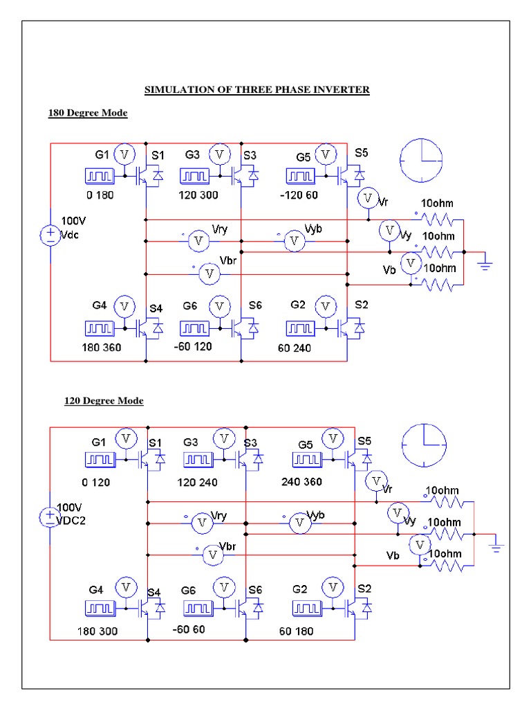 Three Phase Inverter Simulation Results | PDF | Power Inverter ...