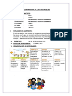 Actividades de Lista de Cotejo 2019