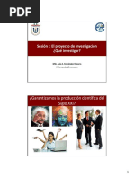 El Proyecto de Investigación