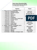 Jadwal Pesantren Kilat 2019