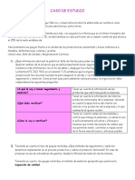 Caso estudio Cerámicas Ltda. análisis calidad ventas