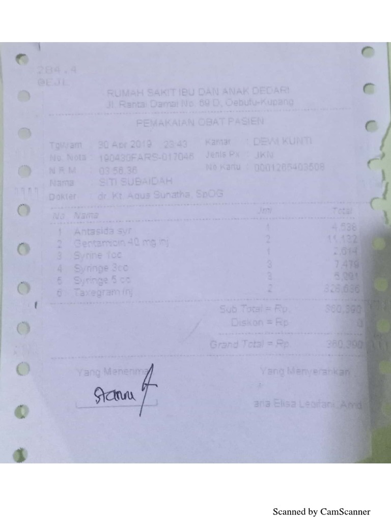 Resep RANAP N Rajal | PDF