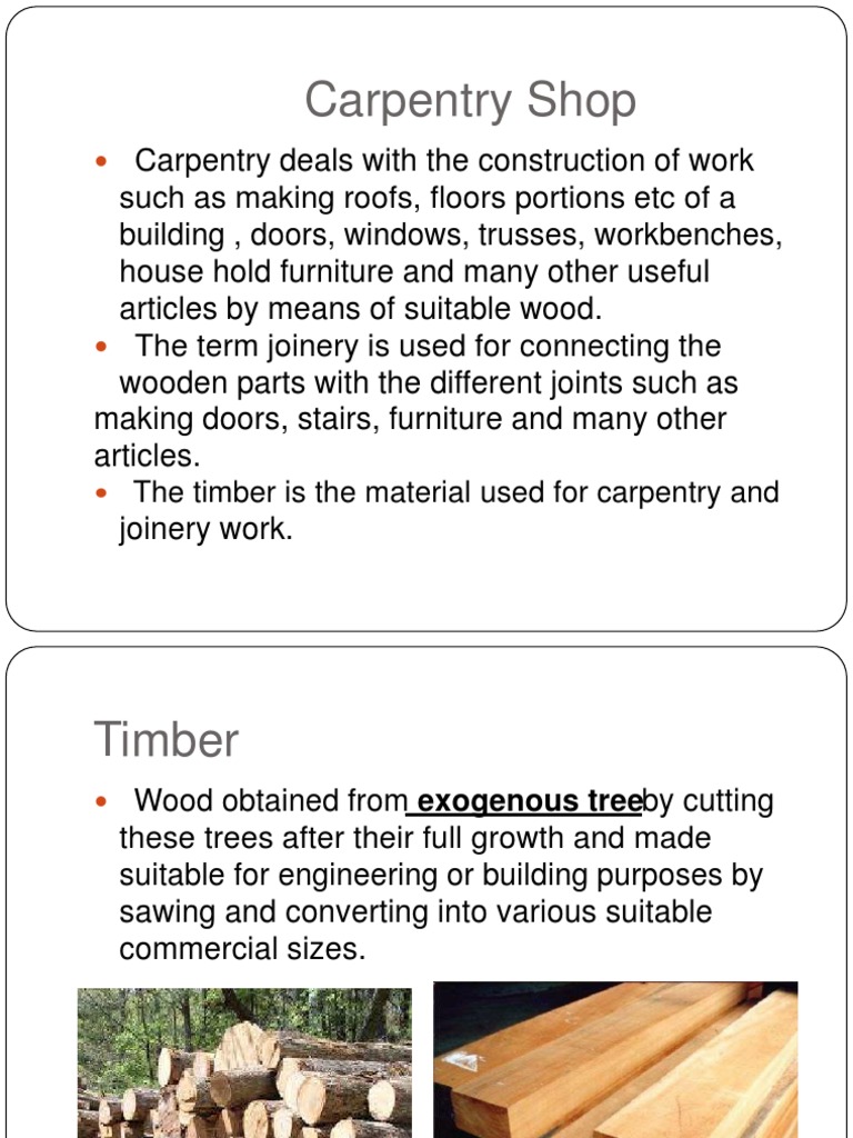 Understanding Carpentry and Timber | PDF | Wood | Lumber