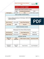 Road Closure Permit Sample