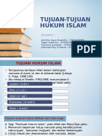 TUJUAN-TUJUAN HUKUM ISLAM