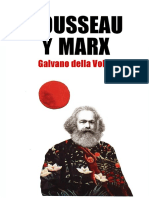 G. Della Volpe - Rousseau y Marx