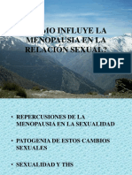 Cómo influye la menopausia y la terapia hormonal sustitutiva en la sexualidad