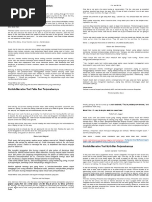 24 Contoh Soal Narrative Text Fox And Cat Kumpulan Contoh Soal