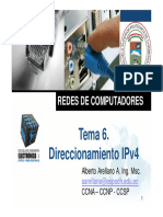 Clase 6. Direccionamiento IPv4