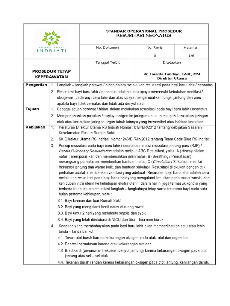 Spo Resusitasi Neonatus | PDF