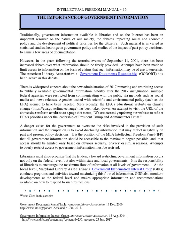 Librarians & Gov Info Access | PDF | United States Environmental ...
