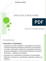 C1 - Curriculum Disciplina Biologie PDF