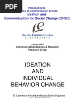 Ideation and Behaviour Change