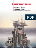 Stainless Steel Pressure Filters - Brochure