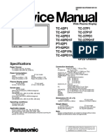 TV Plasma Panasonic TC 42p1 F 42pd1 F pt42p1 Fa 42pd1 Fa TC 37p1 F 37pd1 F PT 37p1 Chassis GP 2d PDF