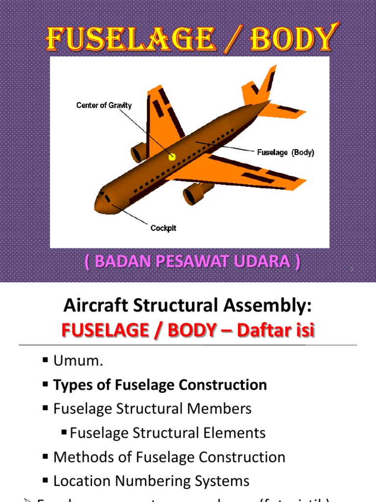 Struktur dan Fungsi Fuselage Pesawat | PDF | Sejarah