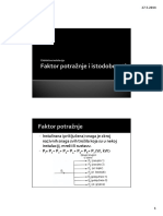 Faktor Potraznje I Istodobnosti