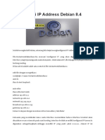 Konfigurasi IP Address Debian 8