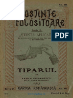 Romanescu Vasile Tiparul 1926 PDF