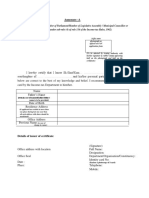 Format of Gazette Certificate 03082012