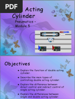 Double Acting Cylinder: Pneumatics