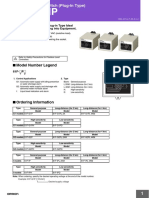 Floatless Level Switch (Plug-In Type) : Model Number Legend