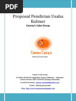 Contoh Proposal Brownies