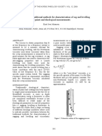 Correlation between traditional methods for characterisation of sag and levelling