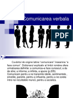 Comunicarea Verbala