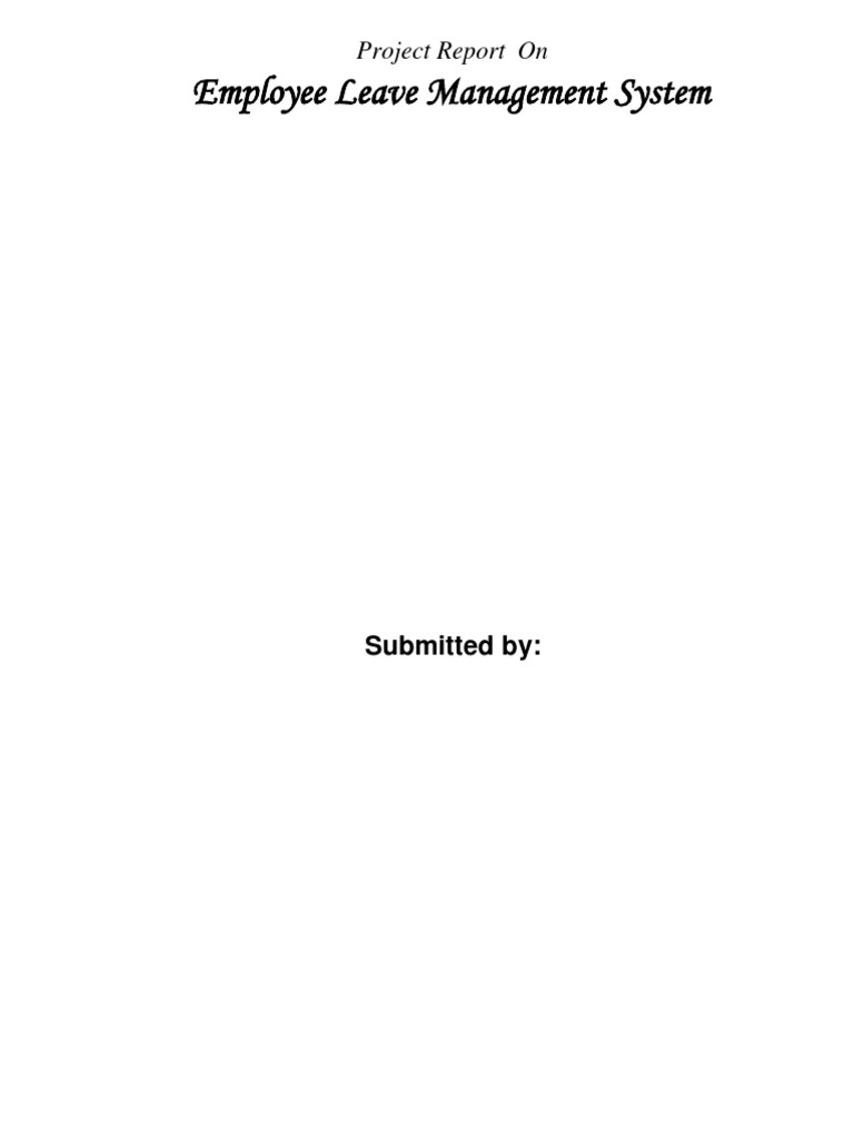 ELMS Project Report | PDF | Software Testing | Software Development