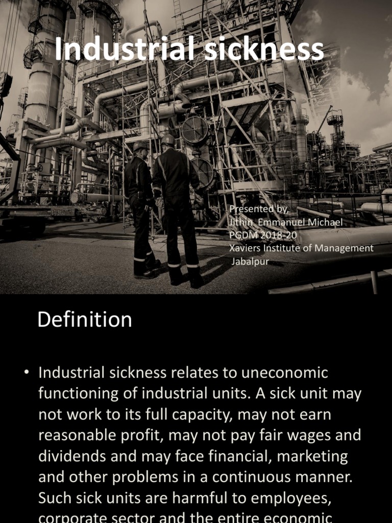 Industrial Sickness Pdf